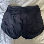 Lululemon  Black High-Rise Speed Up Shorts Photo 0
