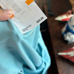 NWT RUBY RD. AQUA SQUARE NECK TANK TOP Blue Photo 3