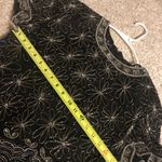 Laurence Kazar Womens Silk Top Black Silver Sequin beaded Lined vintage size M Photo 13