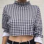 Urban Outfitters Gingham Mock Neck Photo 0