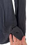 Lululemon  Black Long Sleeve Shirt Sz 8 Photo 1