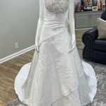 Size 18 Renates Signature Wedding Dress W/Shawl New Retail $1010 White Photo 10