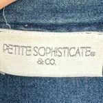 Petite Sophisticate  & Co. Vintage Fall Denim Shirt (Y8) Photo 5