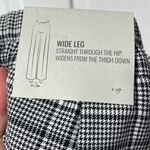 Nicole Miller NWT Wide Leg Pull on Black and White Pant size 10 Photo 2