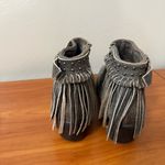 Nomad  Women's Janis Fringe Leather Ankle Boots Bootie Western‎ Charcoal Grey 39 Photo 1