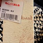 Hem & Thread  black white zip up cardigan NWT Medium‎ Photo 5