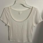 Target Colsie White Ribbed Tee Photo 0