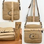 Coach Vintage 8A07 Soho Flap Butter Beige Soft Leather Messenger Shoulder Bag Photo 12