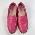 G.H. Bass & Co Weejuns Penny Loafers Women's 9 Pink Leather Slip Photo 2