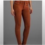 7 For All Mankind  brown suede feel skinny crop pant 27 Photo 10