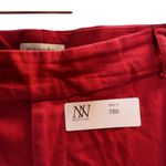 st. john's bay #780  Women's 14 Red Capri Stretch Pants Photo 3