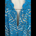 Saylor Free People X Teal Presley Lace Mini Dress medium Photo 8