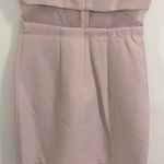 EXPRESS Sheer Pieced Mini Dress Photo 10