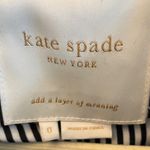 Kate Spade : Black Winter Wool (95%) Trench Coat- Gold Tone Accents Photo 1