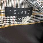 1. State  gray yellow glen plaid mini pencil skirt 10 Photo 6