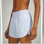 Lululemon  Track That Mid Rise Lined Short 5” Sz6 Pastel Blue Photo 0