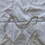 Madewell Intimates Geo Mesh Triangle Bralette White Womens Boho Hippie Fairy Photo 3