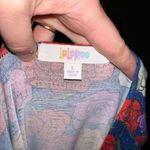 LuLaRoe multicolored rose print cozy normcore sweater coat Photo 2