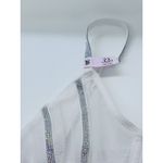 Victoria's Secret  Very Sexy Sheer Shine Unlined Low-Cut Demi Bra 32D Rhinestones Photo 3