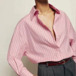 Reformation Andy Oversized Shirt Sz. XS Photo 0