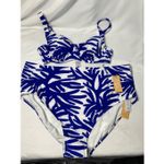 Kona Sol  Underwire Bikini Top and Bottom Blue‎ Size 3X and D/DD Photo 2
