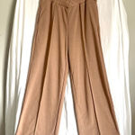 ANRABESS | Tan Crossover Wide Leg Joggers Sz M Size M Photo 0
