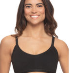 Felina  Medium M Bra Seamless Side Smoothing Wireless Removable Padding Black Photo 0