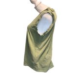 Madewell  women's size medium military green sleeveless shirt Photo 2