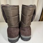 Lands' End Womens Brown Casual Suede 394102 Mid Calf Winter Boots Size 8 B Photo 4