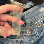 Two by Vince Camuto sz27 jeweled light wash jeans some jewels missing GUC Blue Size 27 Photo 6