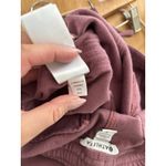 Athleta  Women's Farallon Joggers Dusty Pink Size Small Drawstring Cotton‎ Blend Photo 10