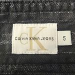 Calvin Klein Jeans Mini Skirt Black/Metallic Size 5 Photo 2