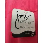 Just My Size  Women's French Terry Capri Pants Size 1X 16W Pink Photo 5