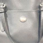 Coach Crossgrain Carryall Satchel Zip top Closure Double Handle Purse Bag Black Photo 1