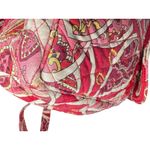 Vera Bradley Quilted "Rosey Posies" Red Backpack Handbag Bohemian Floral Photo 8