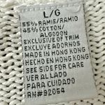 Carolyn Taylor Vintage 80s Cottage Core Sweater Cardigan Beaded Floral Pearls Shabby Chic Large Photo 5