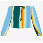 BCBGeneration Faded Stripe Top, Size XL EXCELLENT! Retail $78 Photo 1