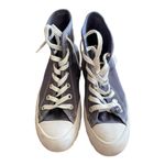 Converse  Chuck Taylor Navy Blue High Top Platform Size 6.5 Photo 1