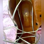 Malone Souliers  Gold Lace-Up Heels Photo 6