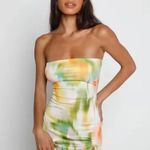 Tiger Mist  Blur Halina Strapless Tube Mini Dress size Medium Photo 9