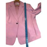Tahari  Levine Pink Linen Blend Blazer Jacket Feminine Pretty Career Women 18W Photo 11