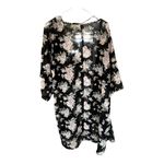 Mudd  Black Floral Kimono Photo 1