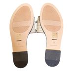J.Crew NWOT BX906 Georgina Woven Faux-Raffia Sandals Pearls Slides 8.5 Photo 4