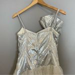 Vintage Party Dress Halloween Costume Fairy Princess Barbie Queen Silver Prom Size XXS Photo 5