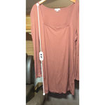 Ultra Flirt  Dress Women's Size 3X Brown Long Sleeve Photo 5