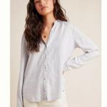 Cloth & Stone | Smocked Chambray Button Down Shirt Sz XL Photo 0