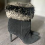 Antonio Melani Fur trimmed Heeled Ankle Booties Photo 0