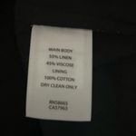 Treasure & Bond Women's Black Linen Blend One Button Blazer XS NWOT Photo 8