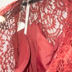 Jenny Packham New  Burgundy Lace Top Formal Dress Size 16 Photo 7
