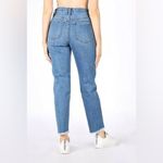 Nature Denim  Distressed Mom Medium Wash Jeans Size 0 D30 Photo 2